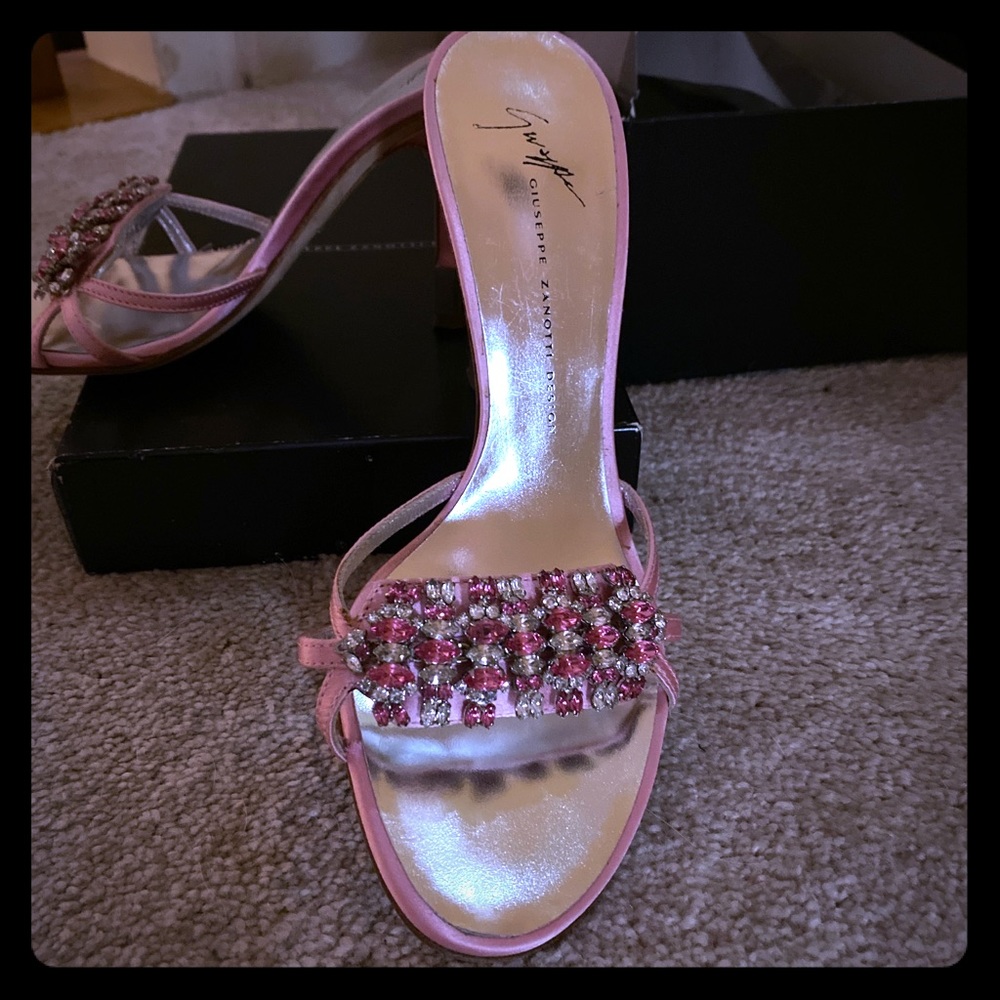 Giuseppe Zanotti Pink Jeweled